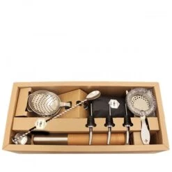 Bonzer Heritage Cocktail Kit Stainless Steel -Waterford Store bonzer heritagecocktailkit ps