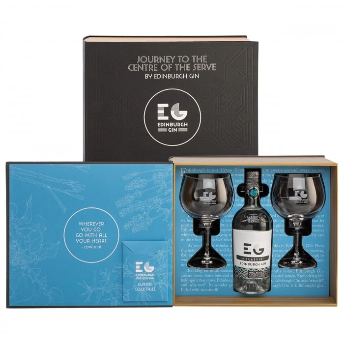 Edinburgh Gin Journey To The Centre Of The Serve Gift Set 3 Edinburgh Gin Journey To The Centre Of The Serve Gift Set