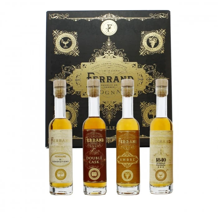 Ferrand Cognac Experience Gift Set 4x10cl 3 Ferrand Cognac Experience Gift Set 4x10cl
