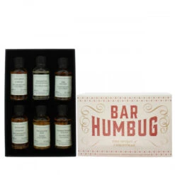 Bar Humbug Christmas Whisky Gift Set -Waterford Store giftbox barhumbug insideshot whisky ps