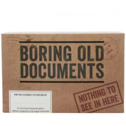 Boring Documents Gin Gift Set -Waterford Store giftbox boringolddocs box ps