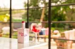 Glaswegin Raspberry & Rhubarb Gin -Waterford Store glaswegin raspberry rhubarb lifestyle01