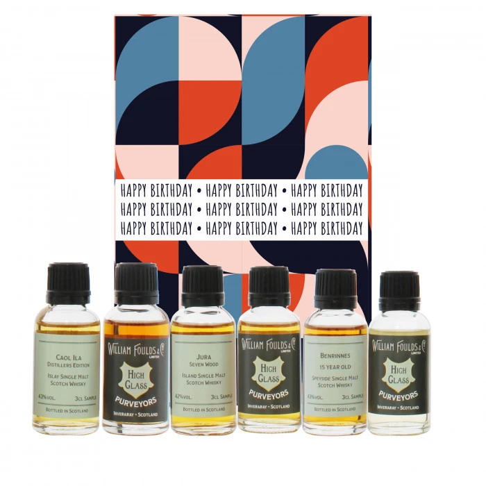 Happy Birthday 9 6x3cl Whisky Gift Pack 3 Happy Birthday 9 6x3cl Whisky Gift Pack