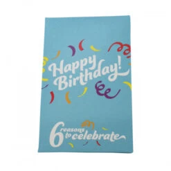 Happy Birthday (Light Blue) 6 Reasons Gin Gift Pack -Waterford Store happy birthday light blue gin ps