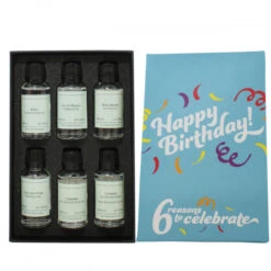 Happy Birthday (Light Blue) 6 Reasons Gin Gift Pack -Waterford Store happy birthday light blue gin ps2