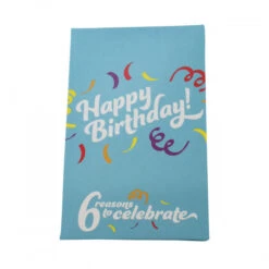 Happy Birthday (Light Blue) 6 Reasons Whisky Gift Pack -Waterford Store happy birthday light blue ps