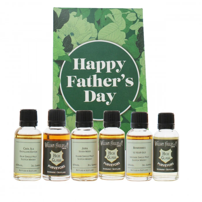Happy Father's Day (Green) 6x3cl Whisky Gift Set 3 Happy Father's Day (Green) 6x3cl Whisky Gift Set
