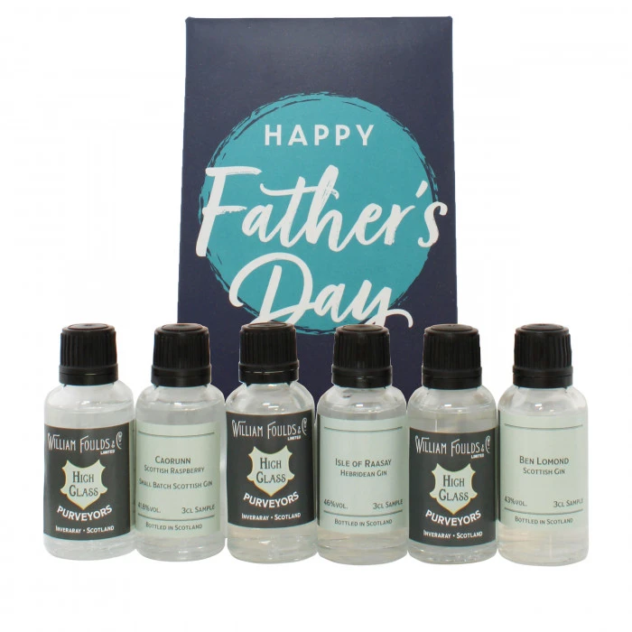 Happy Father's Day 6x3cl Gin Gift Set 3 Happy Father's Day 6x3cl Gin Gift Set