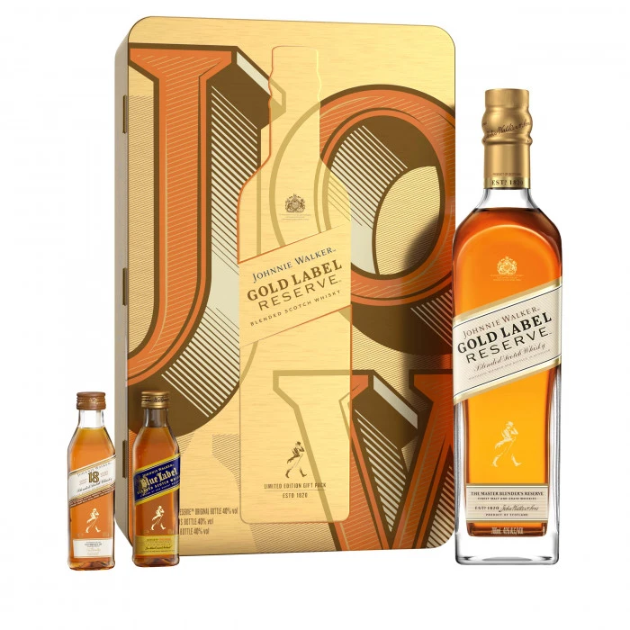 Johnnie Walker Gold Gift Set 3 Johnnie Walker Gold Gift Set