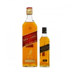 Johnnie Walker 70cl Red Label With 20cl Black Label Gift Pack -Waterford Store johnnie walker red gift set 70cl with 20clblacklabel ps3
