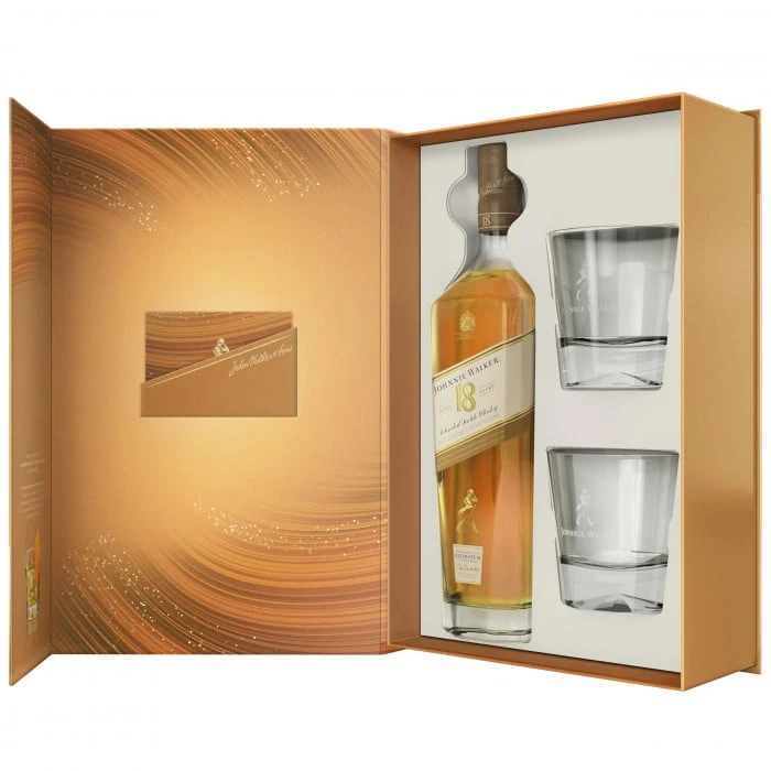 Johnnie Walker 18 Year Old Glass Gift Set 3 Johnnie Walker 18 Year Old Glass Gift Set