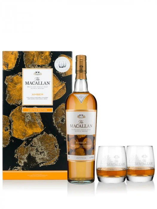 Macallan Amber Limited Edition Gift Pack 3 Macallan Amber Limited Edition Gift Pack