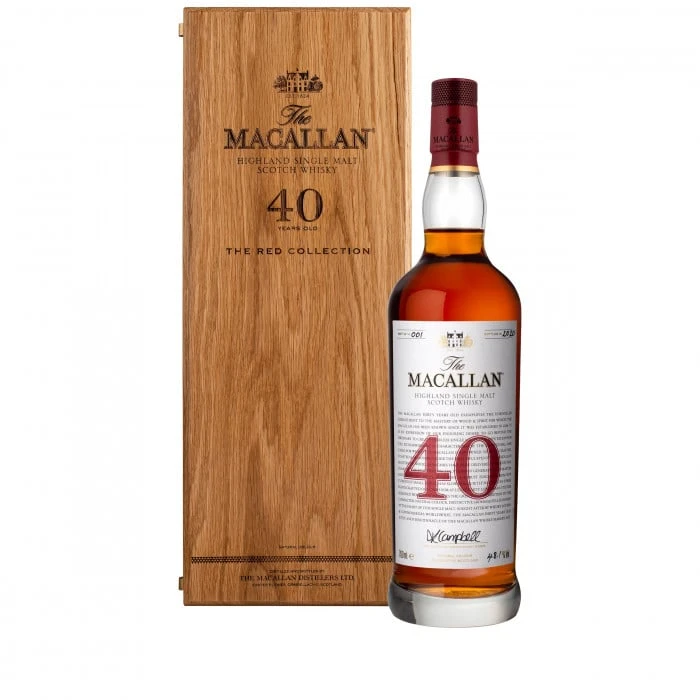 Macallan 40 Year Old Red Collection 3 Macallan 40 Year Old Red Collection