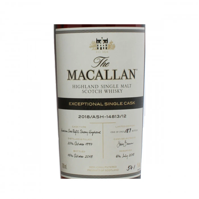 Macallan 1997 Exceptional Single Cask #14813-12 2018 Release 6 Macallan 1997 Exceptional Single Cask #14813-12 2018 Release - Image 4