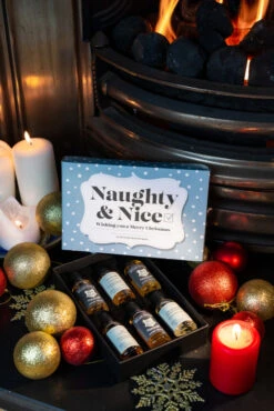 Naughty & Nice Whisky Gift Set - Blue -Waterford Store naughty nice blue lifestyle01