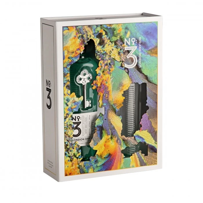 No.3 London Dry Gin Gift Box With High Ball Glass 3 No.3 London Dry Gin Gift Box With High Ball Glass