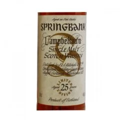 Springbank 25 Year Old Millennium Limited Edition -Waterford Store springbank 25yo millennium ps2