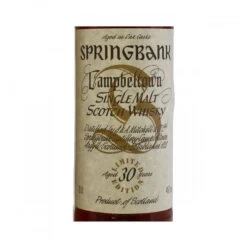 Springbank 30 Year Old Millennium Limited Edition -Waterford Store springbank 30 millennium ps2