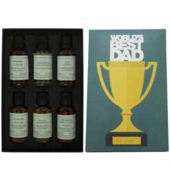World's Best Dad 6x3cl Whisky Gift Set -Waterford Store worlds best dad gin gift pack ps2